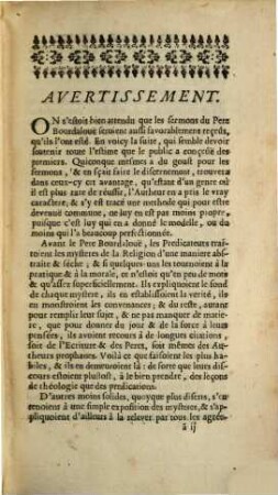 Sermons Du Pere Bourdalouë, de la Compagnie de Jesus. Sur Les Mysteres, 1