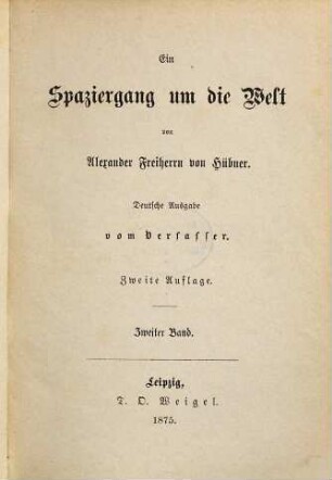 Ein Spaziergang um die Welt : [Amerika, Japan, China], 2