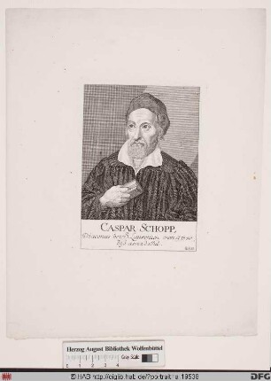 Bildnis Caspar Schopp