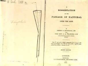 A dissertation on the passage of Hannibal over the Alps