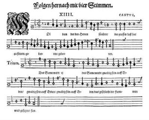 Folgen hernach mit vier Stimmen