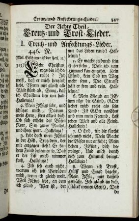 I. Creutz- und Anfechtungs-Lieder.