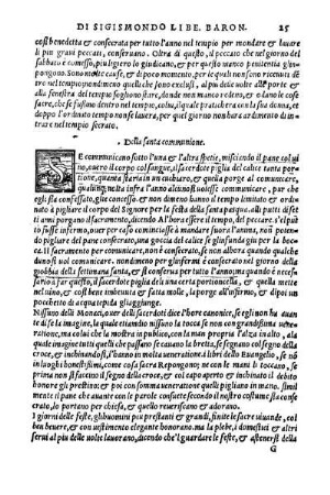 Della santa communione