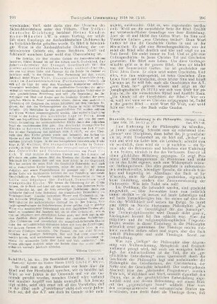 294-295 [Rezension] Dessoir, Max, Einleitung in die Philosophie