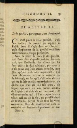 81-88, Chapitre II. De la probité, par rapport à un Particulier