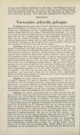 4 Verwundet, erkrankt, gefangen.