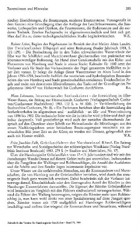 Lehmann, Hans :: Internationaler Seefunkdienst, die Entwicklung im Elbe-Weser-Raum, ein Beitrag zur Heimatkunde, (Veröffentlichung des Stadtarchivs Cuxhaven, 8) : Cuxhaven, Verlagsgesellschaft Cuxhaven, 1983