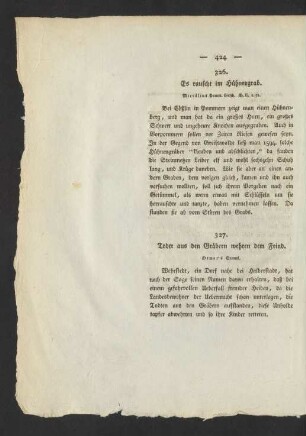 326. Es rauscht im Hühnengrab.