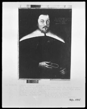 Bildnis des Giessener Universitätsprofessors Johann Conrad Schragmüller