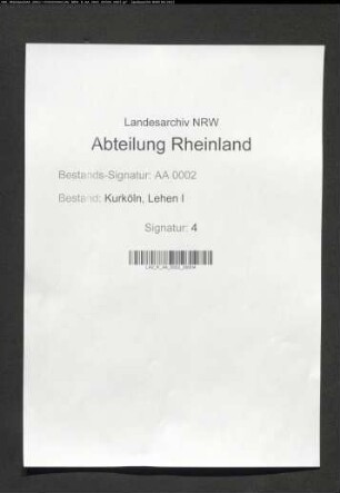 Lehn- und Mannbuch aus der Zeit des Erzbischofs Maximilian Heinrich (1650-1688)