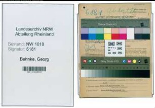 Entnazifizierung Georg Behnke , geb. 09.08.1890 (Steuerberater)