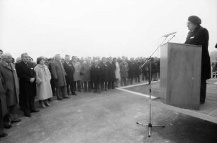 Wintersdorf: Ansprachen: Bundesbahnpräsident DB Karlsruhe: Bubel