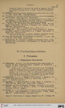B. Provinzialgeschichte (Nr. 315 - 1096)