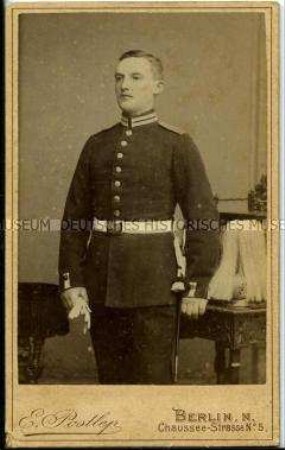 Junger Soldat, Carte de Visite