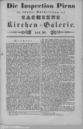 Neustadt, Maxen : 20. Lieferung