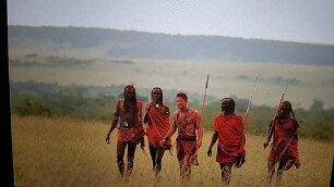 Der weiße Massai Krieger