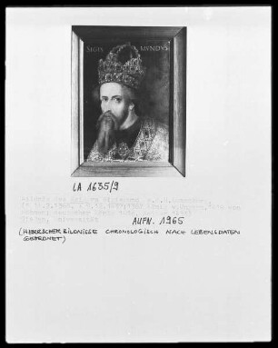 Bildnis des Kaisers Sigismund aus dem Hause Luxemburg