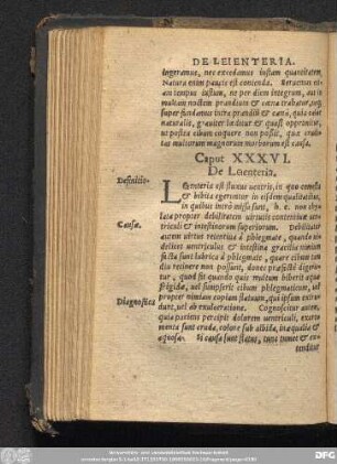 Caput XXXVI. De Leienteria.
