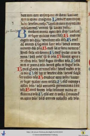 [120v - 129v] Alt- und neutestamentliche Cantica - Symbolum Athanasii - Credo.