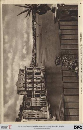 Napoli – Palazzo di Donn’Anna e Punta di Posìllipo – Palais Donn’Anna et Pointe de Pausilipe – Donna Anna Palace and Posillipo Pont – Palazzo Donn’Anna und Kap Posilip