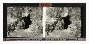 Stollenmundloch eines Kupfererzstollens an der "Kleine Leuchte", Waldeck