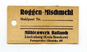 Mühlenwerk Hallasch