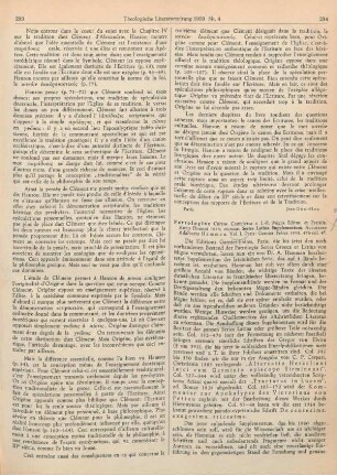 294-295 [Rezension] Patrologiae Cursus Completus. Series Latina. Supplementum Vol. 1