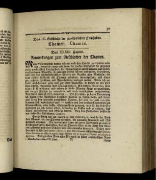 Das IX. Geschlecht der zwoschalichten Conchylien. Chamen.