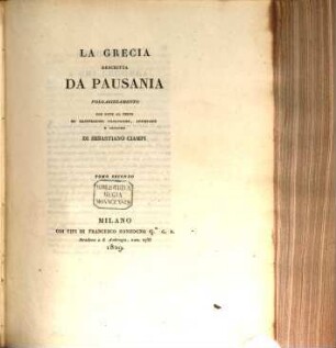 La Grecia descritta, 2