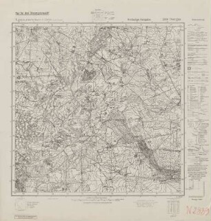 2889 Dsergau, Topographische Karte 1:25000 (4cm - Karte)