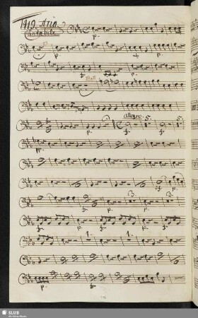 1419. Aria: Cara voce del mio bene / Anonymus