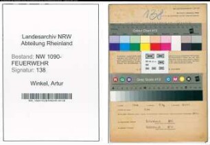 Entnazifizierung Artur Winkel , geb. 02.07.1905 (Bergmann)