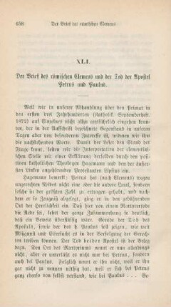 658-666 Der Brief des römischen Clemens und der Tod der Apostel Petrus und Paulus