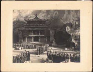 Filmarchitektur: Lebende Buddhas (Götter in Tibet): Szenen vor Tempel