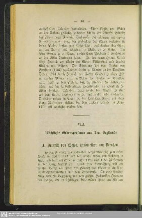 VIII. Wichtige Ordenspersonen aus dem Vogtlande