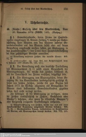 V. Urheberrechte