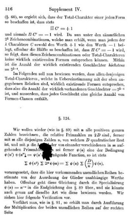 §. 124. Beweis einer Gleichung zwischen zwei Producten aus je zwei unendlichen Reihen