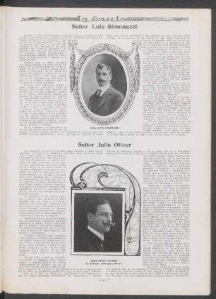 Señor Julio Oliver : [De la firma "Gallegos y Oliver"]