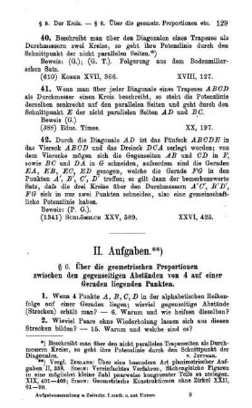 II. Aufgaben.