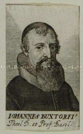 Porträt des reformierten Theologen Johann Buxtorf des Jüngeren