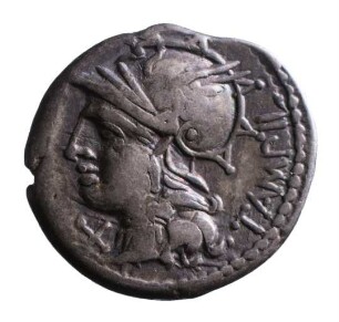 Münze, Denar, 137 v.Chr.