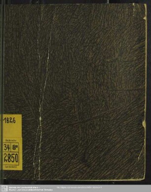 1826: Königl.-Sächss. gnädigst privileg. Pirnaischer Historien- und Geschichts-Calender