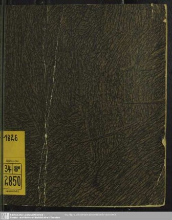 1826: Königl.-Sächss. gnädigst privileg. Pirnaischer Historien- und Geschichts-Calender