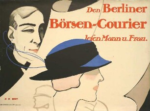 Den Berliner Börsen-Courier lesen Mann und Frau
