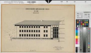 Soest, Amtsgericht und Gefängnis, Erweiterungsbau, Nordansicht