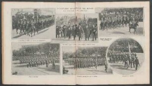 Festejos oficiales de mayo - El tedéum y el desfile - [Ilustración]