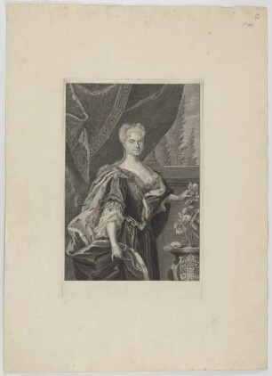 Bildnis der Christiana Friderica, Herzogin zu Sachsen-Merseburg