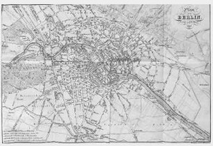 Karte: Plan von Berlin 1841