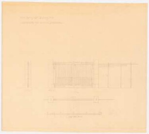 Landhaus Dr. Franz Oppenheim, Berlin-Wannsee: Nebentor, 1:25