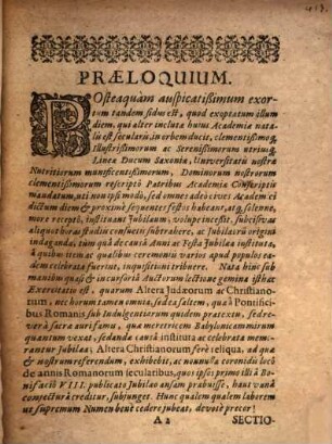 Exercitatio de iubilaeis Judaeorum, ac pontificum Romanorum